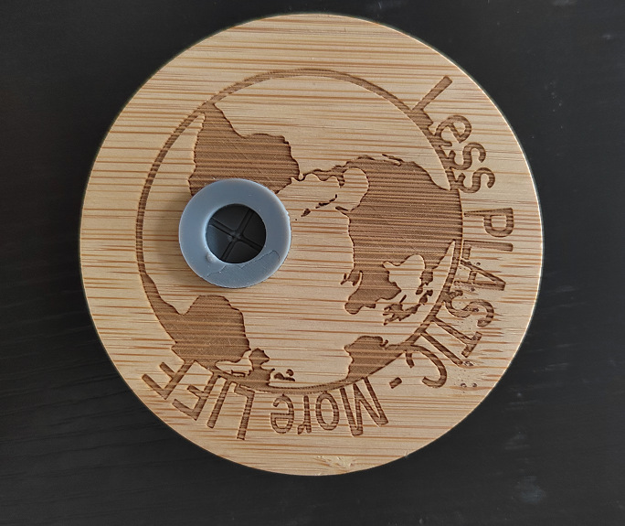 Creative Bamboo Cover Borosilicate Straw Glass Cup With Silicone Case Simple Milky Tea Cup Tumbler Plain