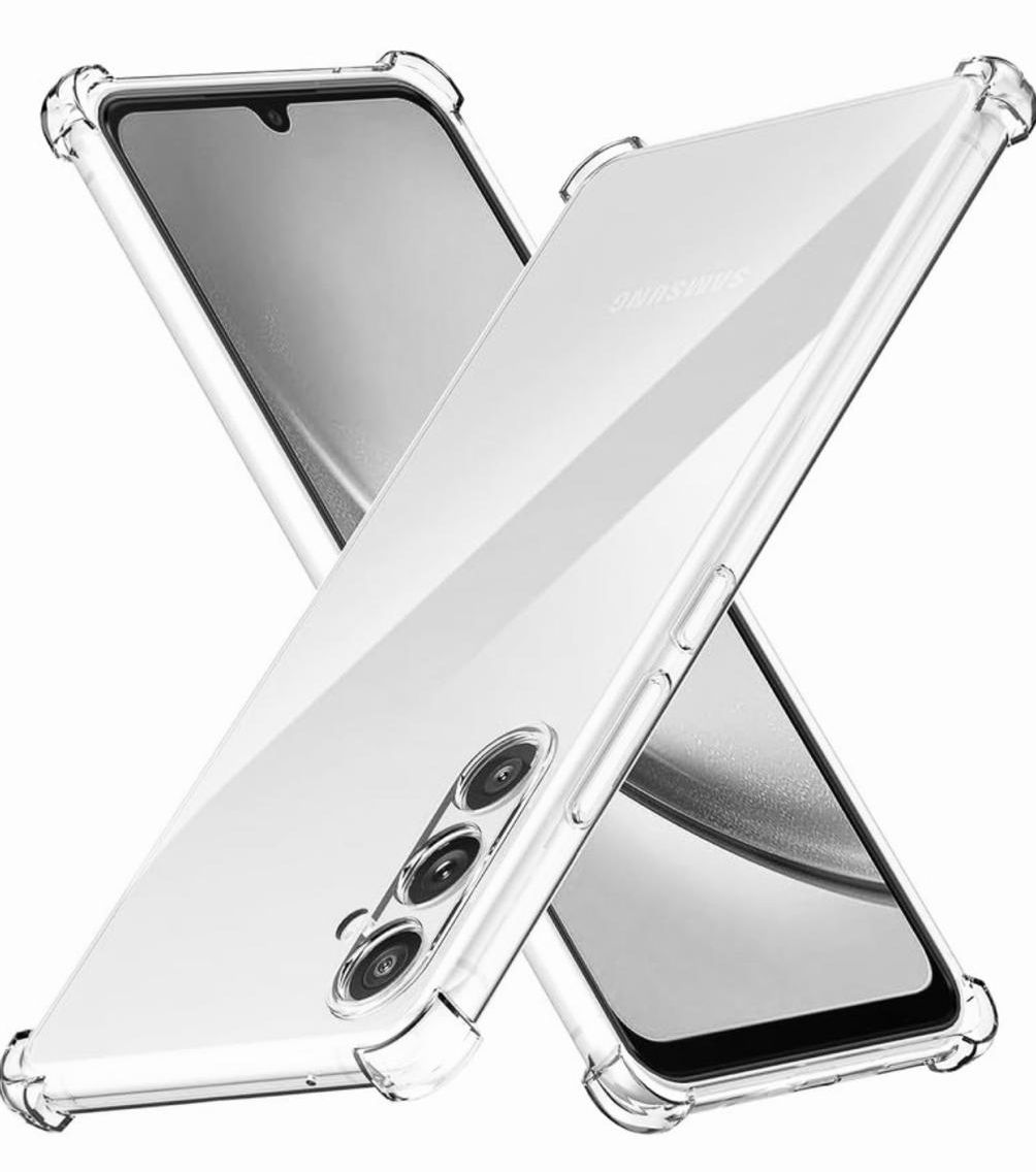 Samsung A15 5G Soft TPU Transparent Back Case, Shockproof Clear Cover