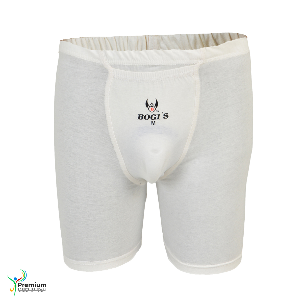 PREMIUM SPORTS Athletic Abdominal Supporter Flexible Cotton Boxer - 100% Cotton - (Size: M, L, XL) - Grey
