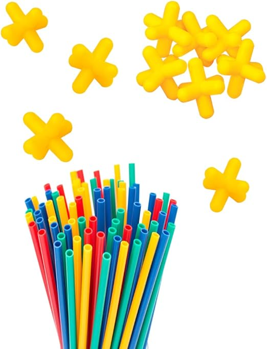 Super Bamboo Sticks Building Blocks | Learning Toys | Creative Toys | Building Block Sticks 200 Pcs For Kids