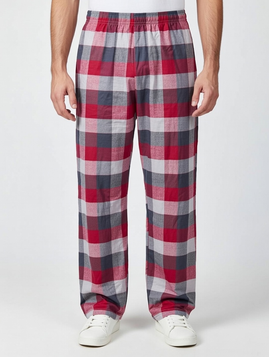 Men Casual Wear Cotton Drawer Checked Style
