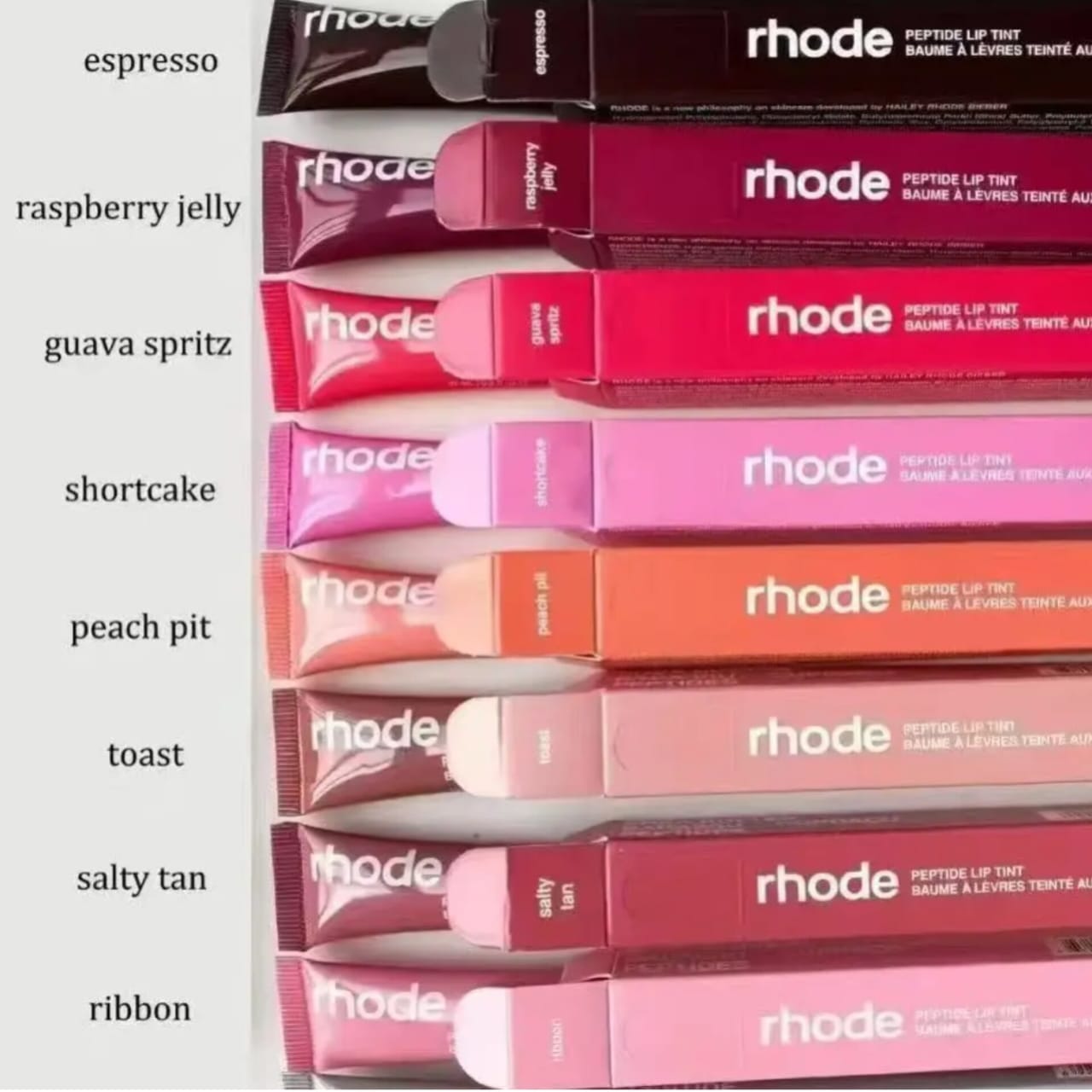 2-In-1 Rhode Lip Tint & Blusher Makeup Blush Glossy Lipgloss High- Quality Long-Lasting Dual Finish Watery Creamy Texture Hydrating Double Headed Lipstick, Lip Color, Lip Moisturizer