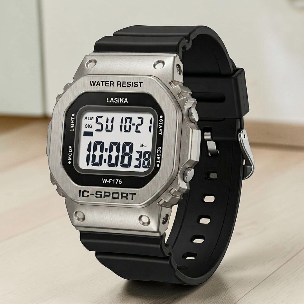 Military Men's Digital Sports Watch For Men Boys Waterproof with LED Back light Digital Watch for Men
