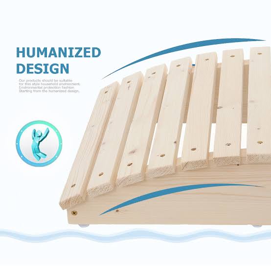 wood Footrest Stool, Foot Rest for under desks chair, Adjustable