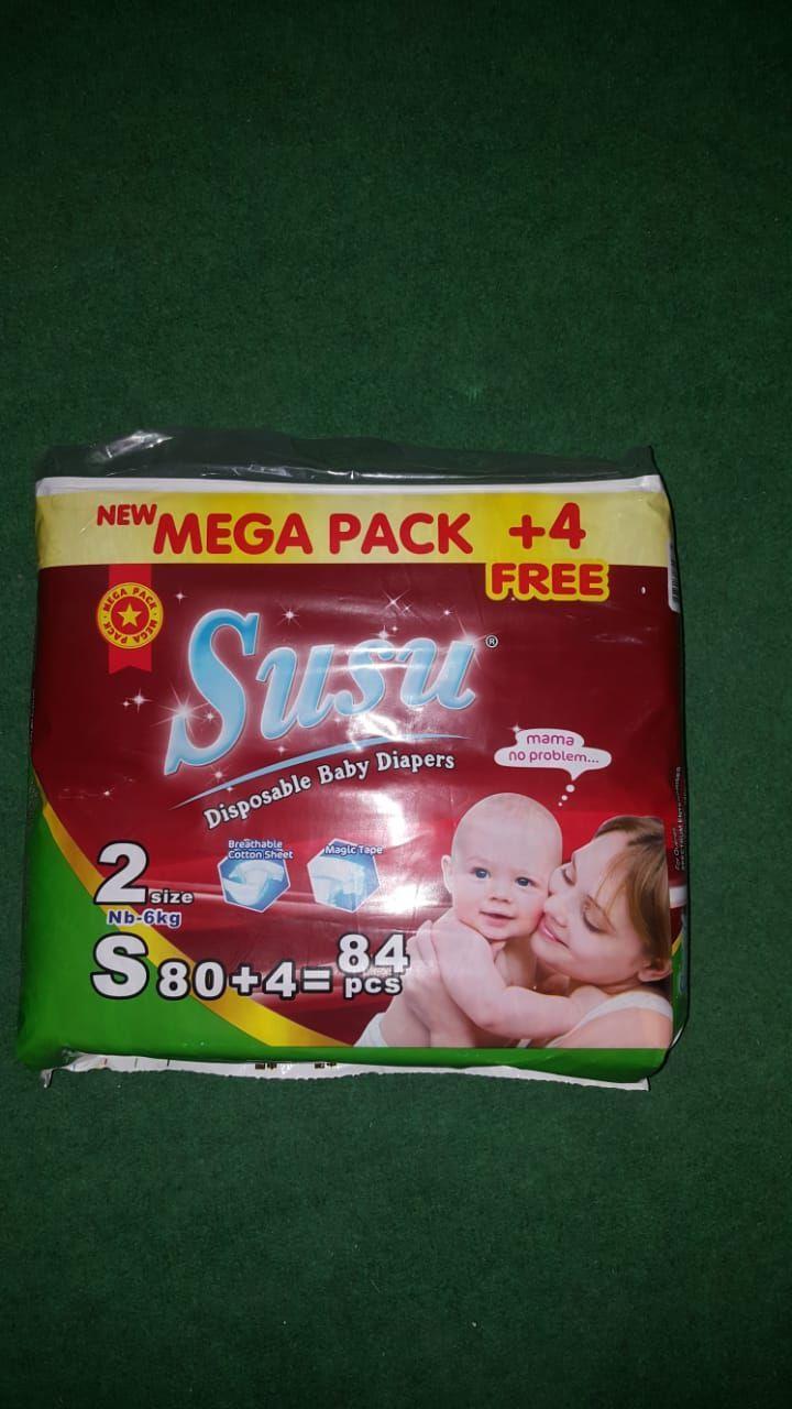 Susu Diaper Mega Pack-s-84 Pcs (nb To 6 Kgs)