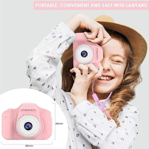 Small Digital Camera for Children Kids Toy Camera with Photo/Video Function HD 1080P Camera with 2.0 inch Color Screen Support up to 32G Memory Card