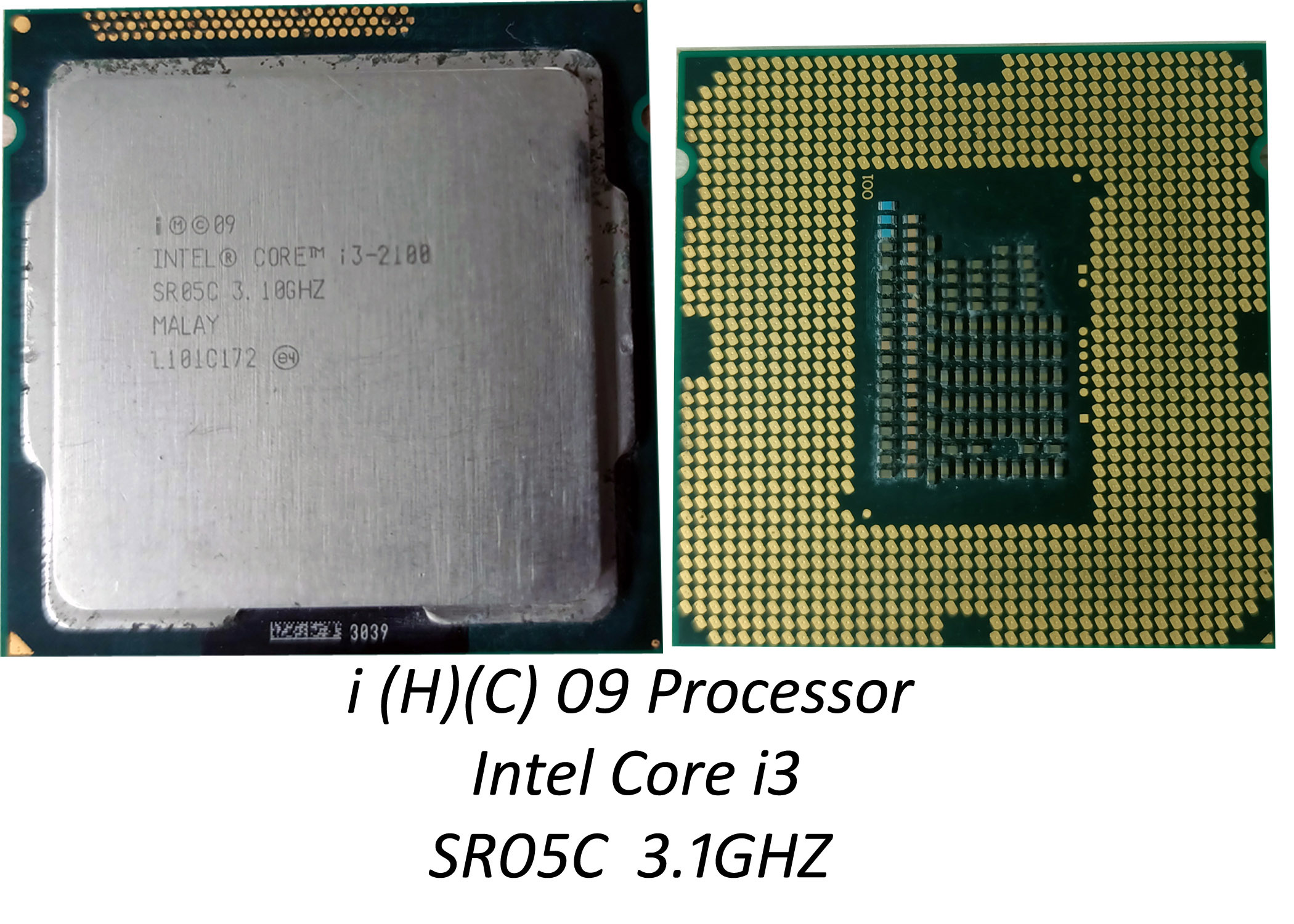 Intel Core@ i3 2nd Generation Processor (Minor Used)