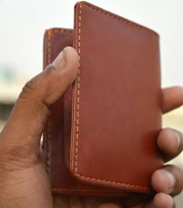 Leather Card Wallet Plain Formal Design Card Holder for Men (Artificial Leather)