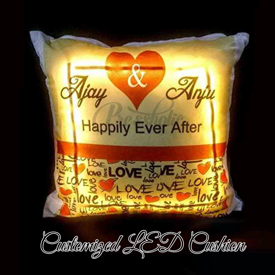 Personalized Led Cushion LED Light Pillow Customize with your