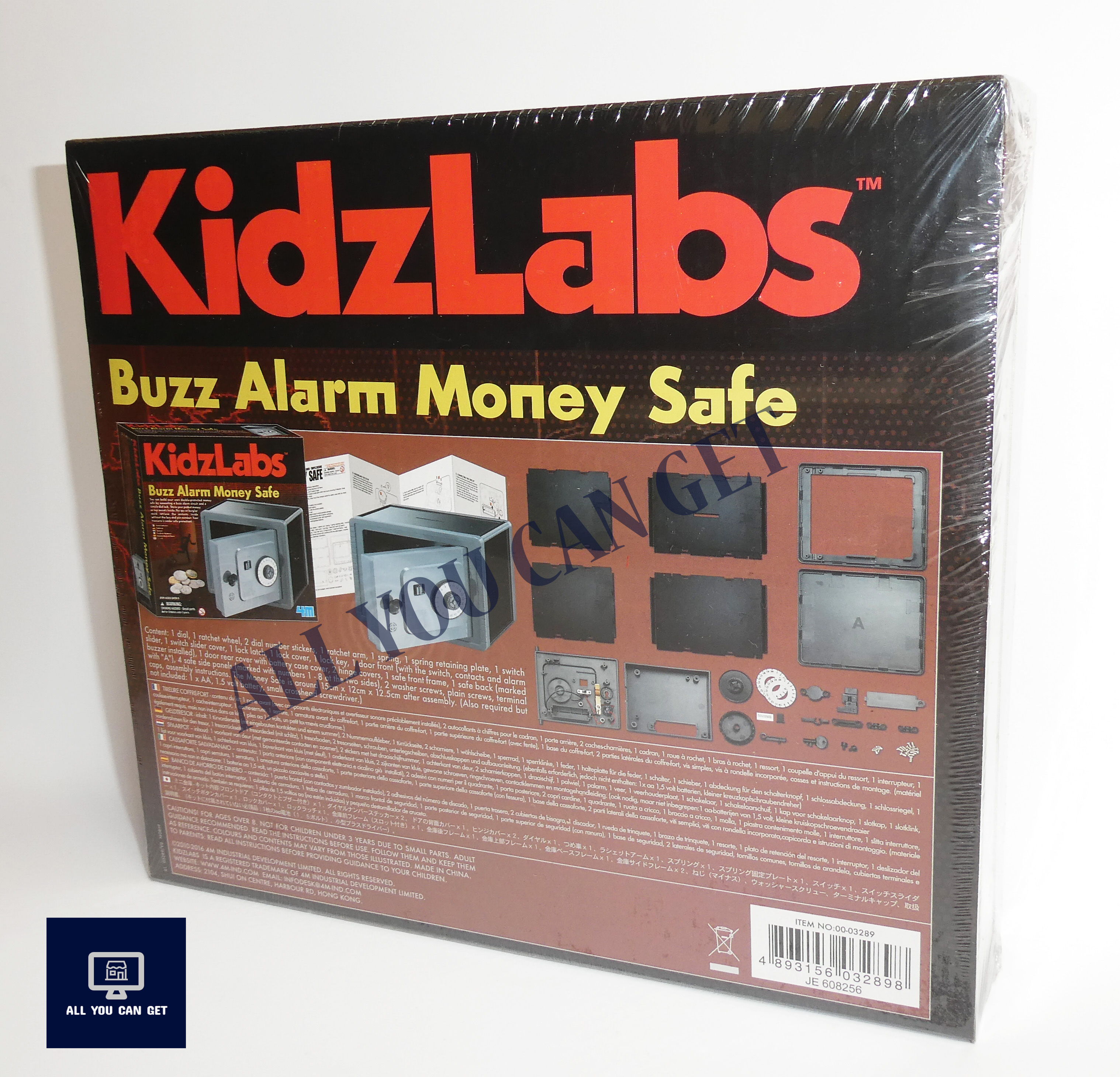 kidz labs buzz alarm money safe