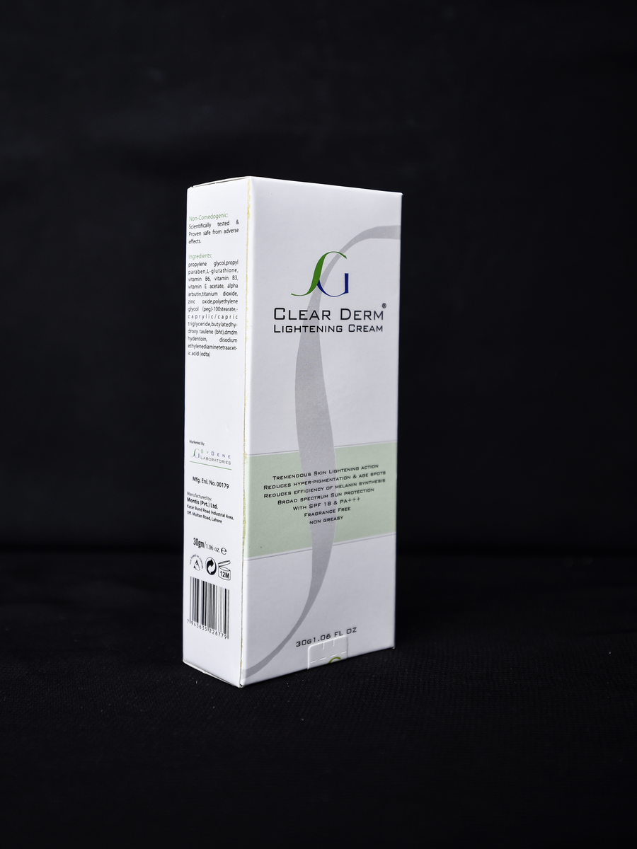 clear derm lightening cream