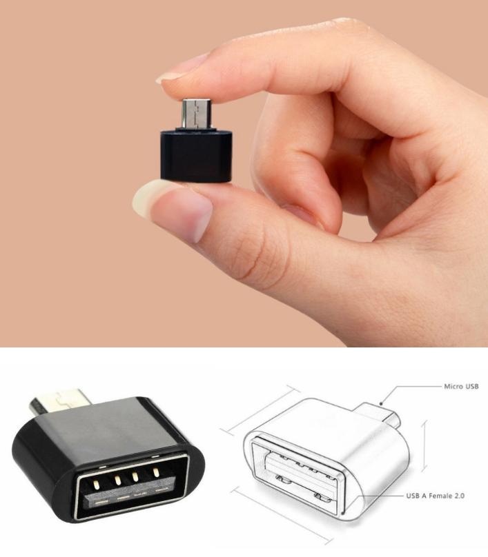 5pcs Micro USB OTG to USB 2.0 Adapter
