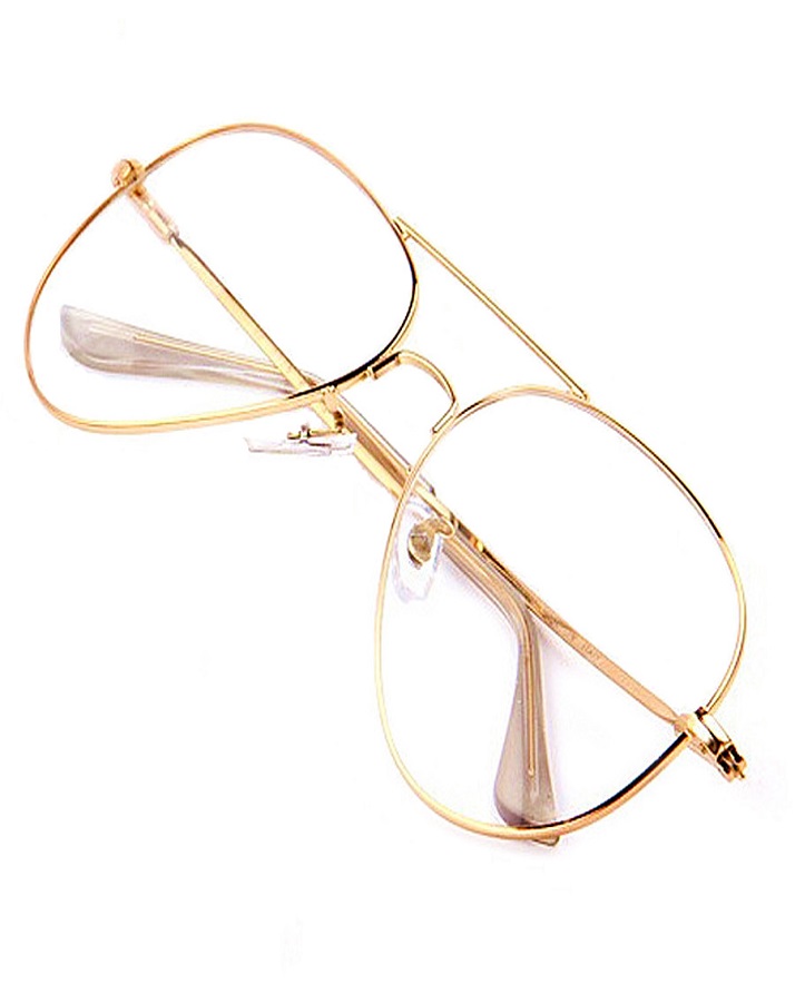 gold frame glasses cheap
