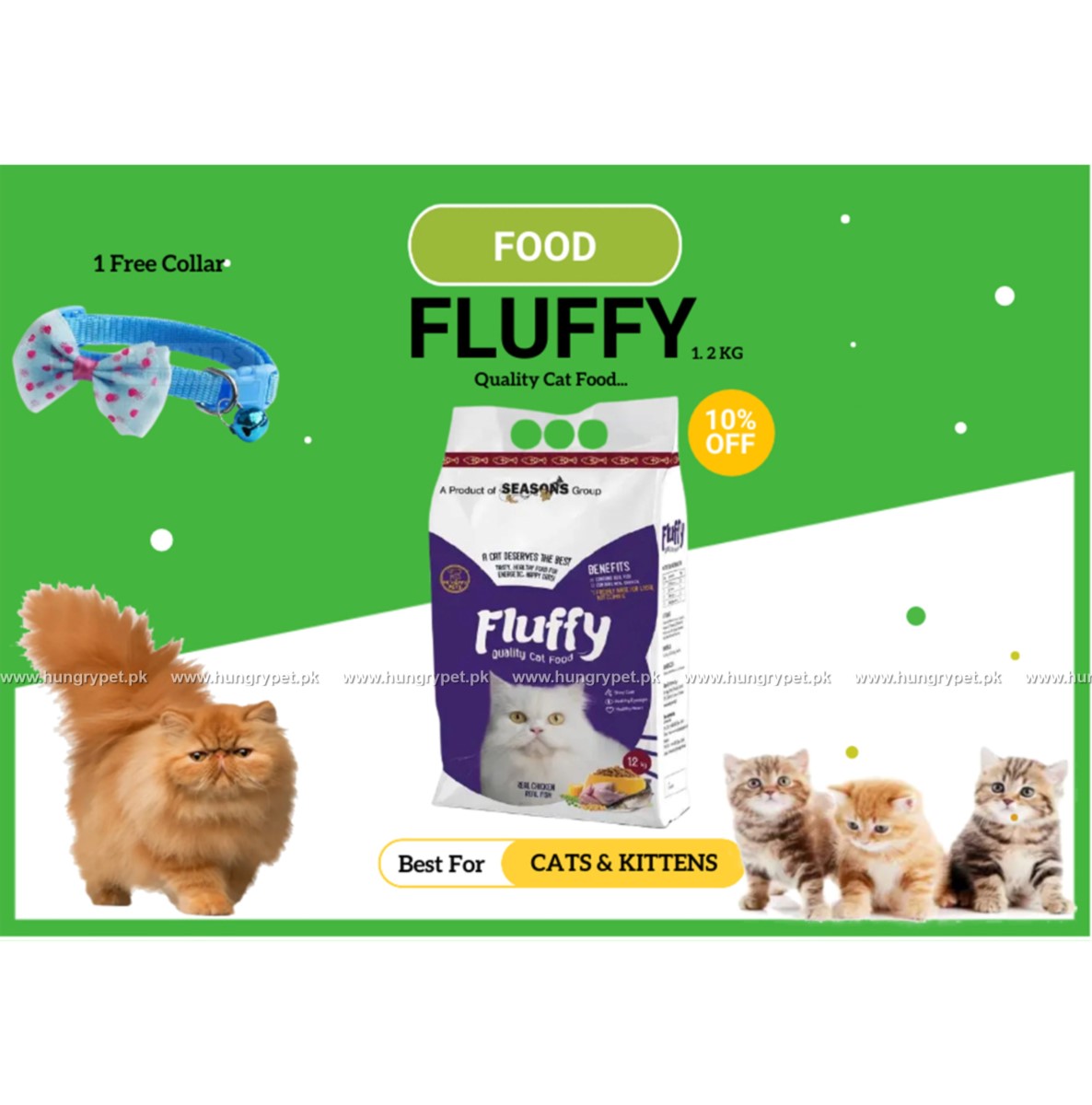 fluffy cat food daraz