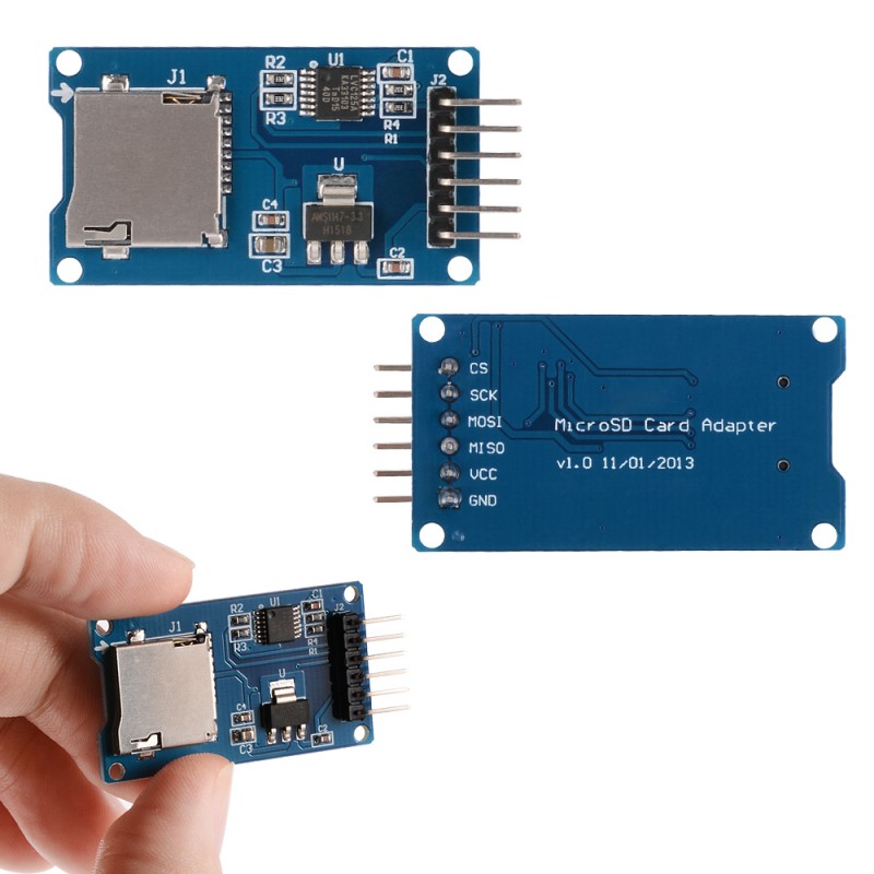 Micro SD Card Micro SDHC Mini TF Card Adapter Reader Module for Arduino