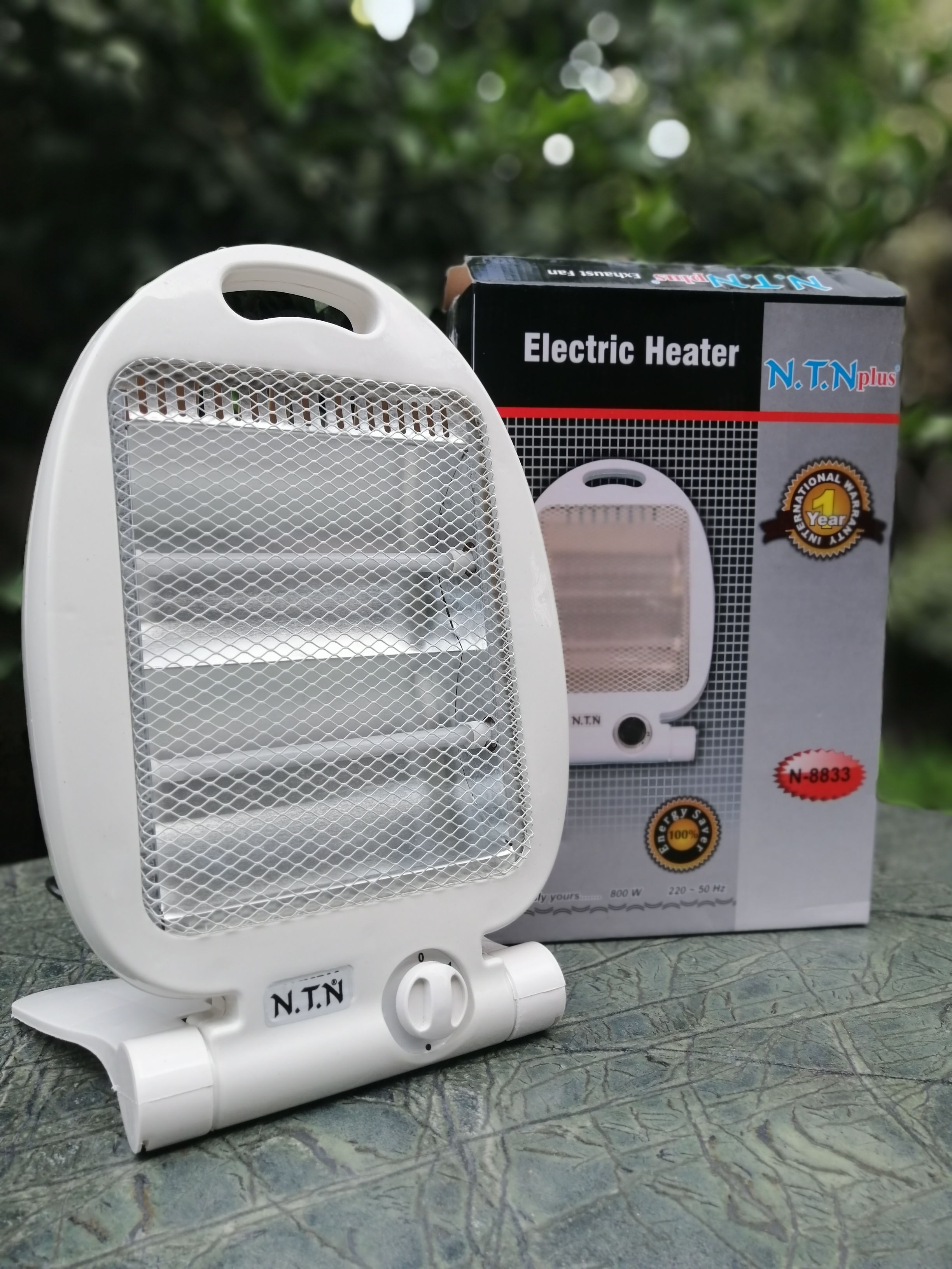 Electric Room Heater Tip Over Safety Switch Two Rods 400/800 Watts