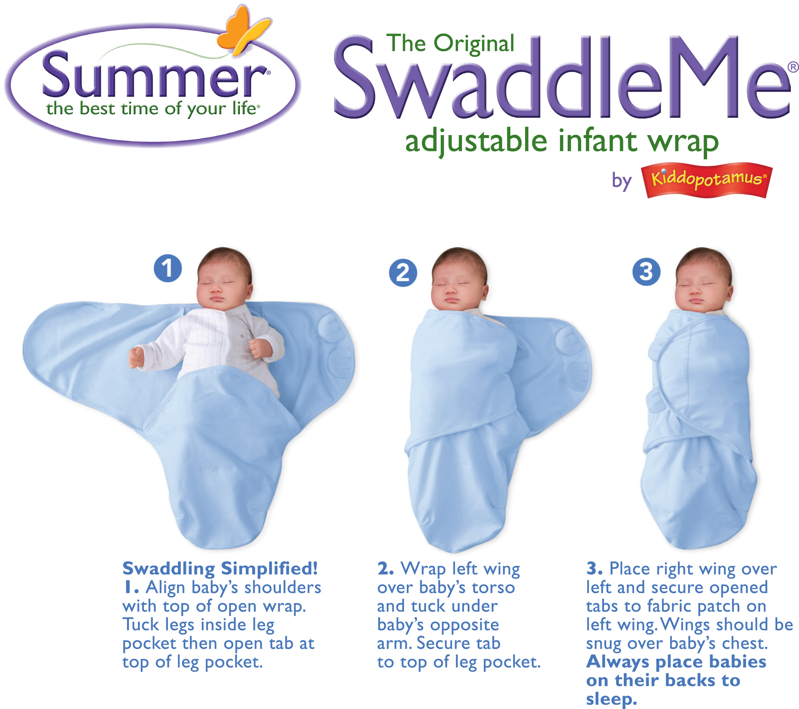 adjustable swaddle wrap