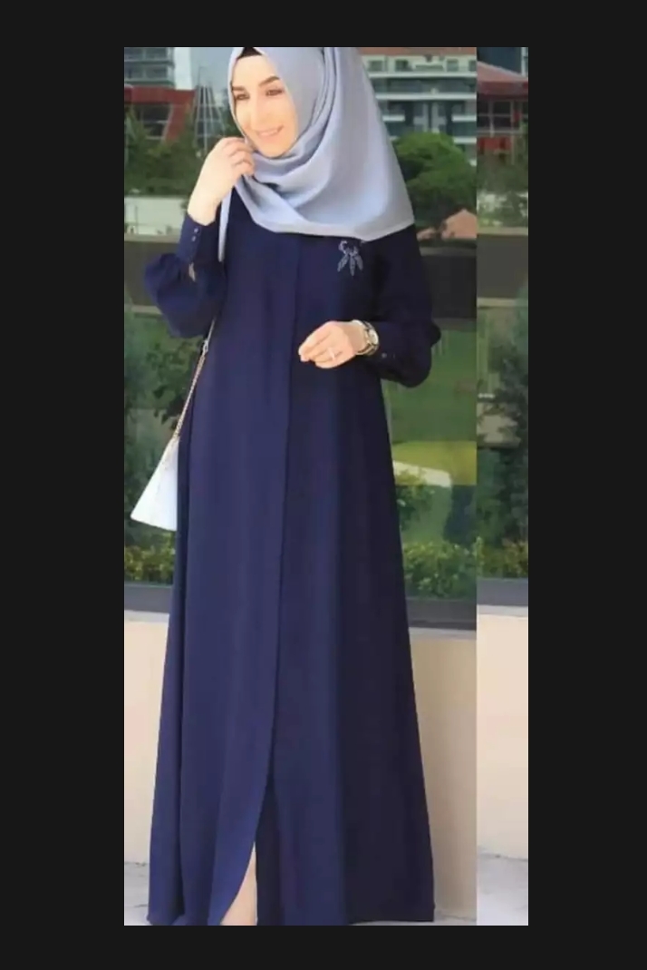 blue abayas