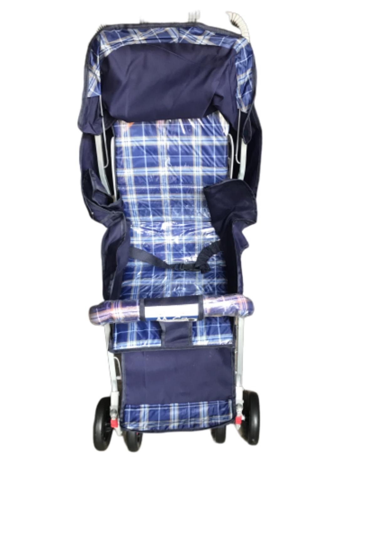 Alloy Foldable Baby Stroller Pram For Newborn Blue color