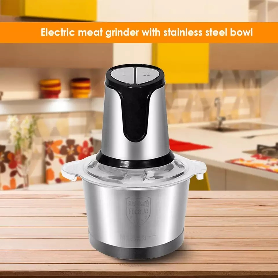 Stainless Steel 2 Speeds Big Capacity Electric Meat Grinder Food