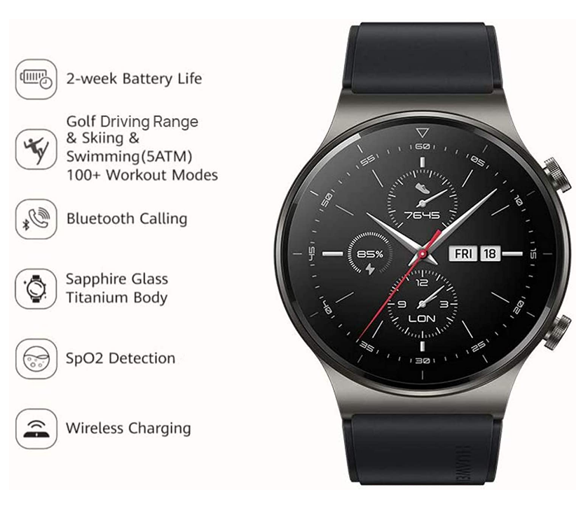Huawei Watch GT2 Pro Black: Buy Online at Best Prices in Pakistan | Daraz.pk