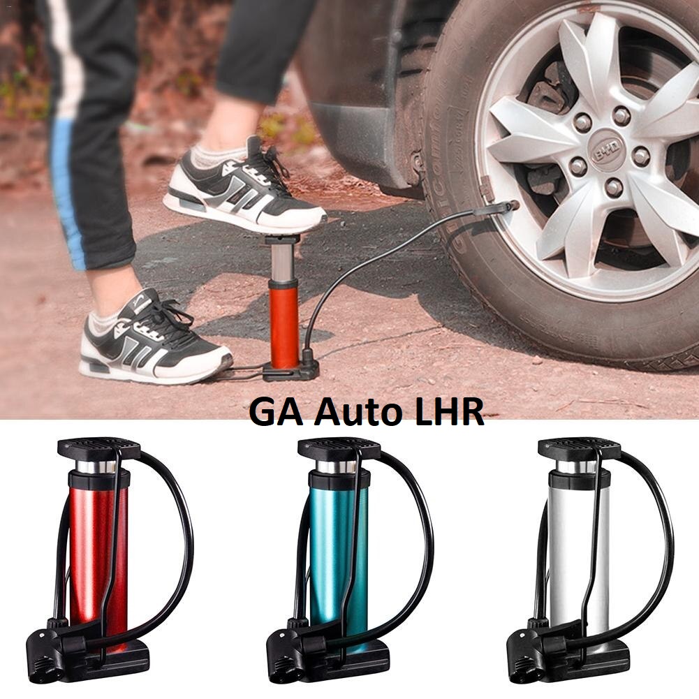 Manual Hand Foot Air Pump Compressor Car Bike Cycle