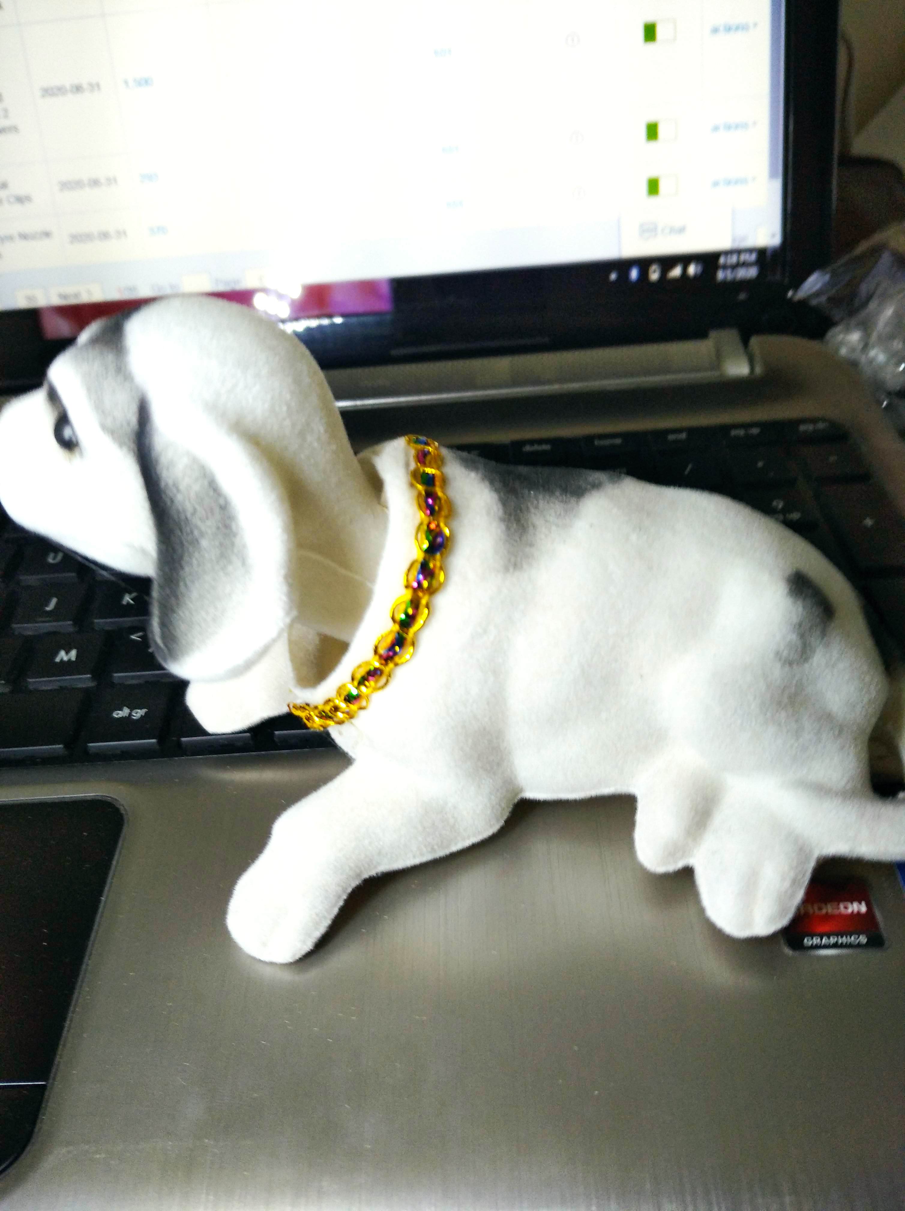 dancing dog for car dashboard