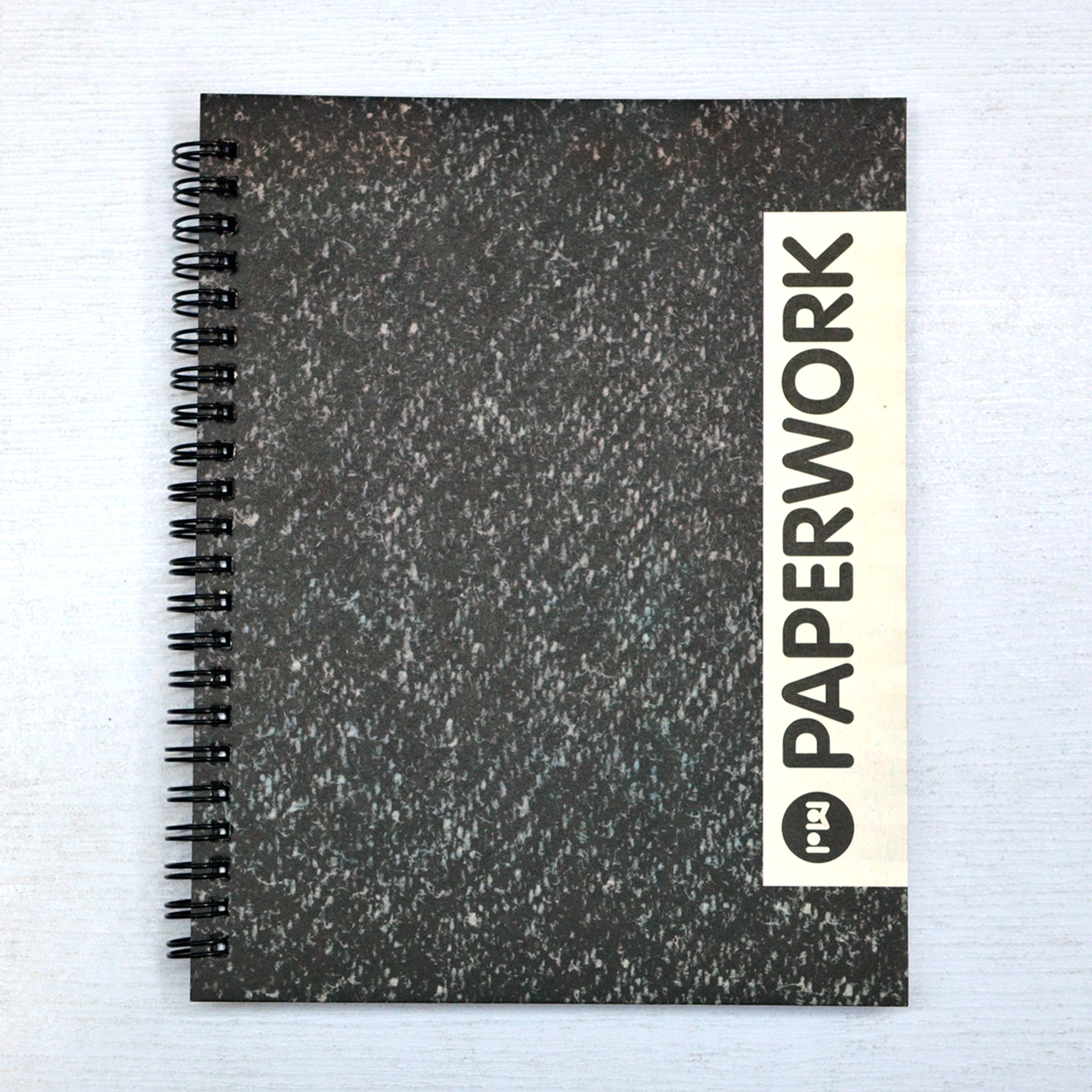 Spiral Notebook A5 | Black Denim | Paperwork
