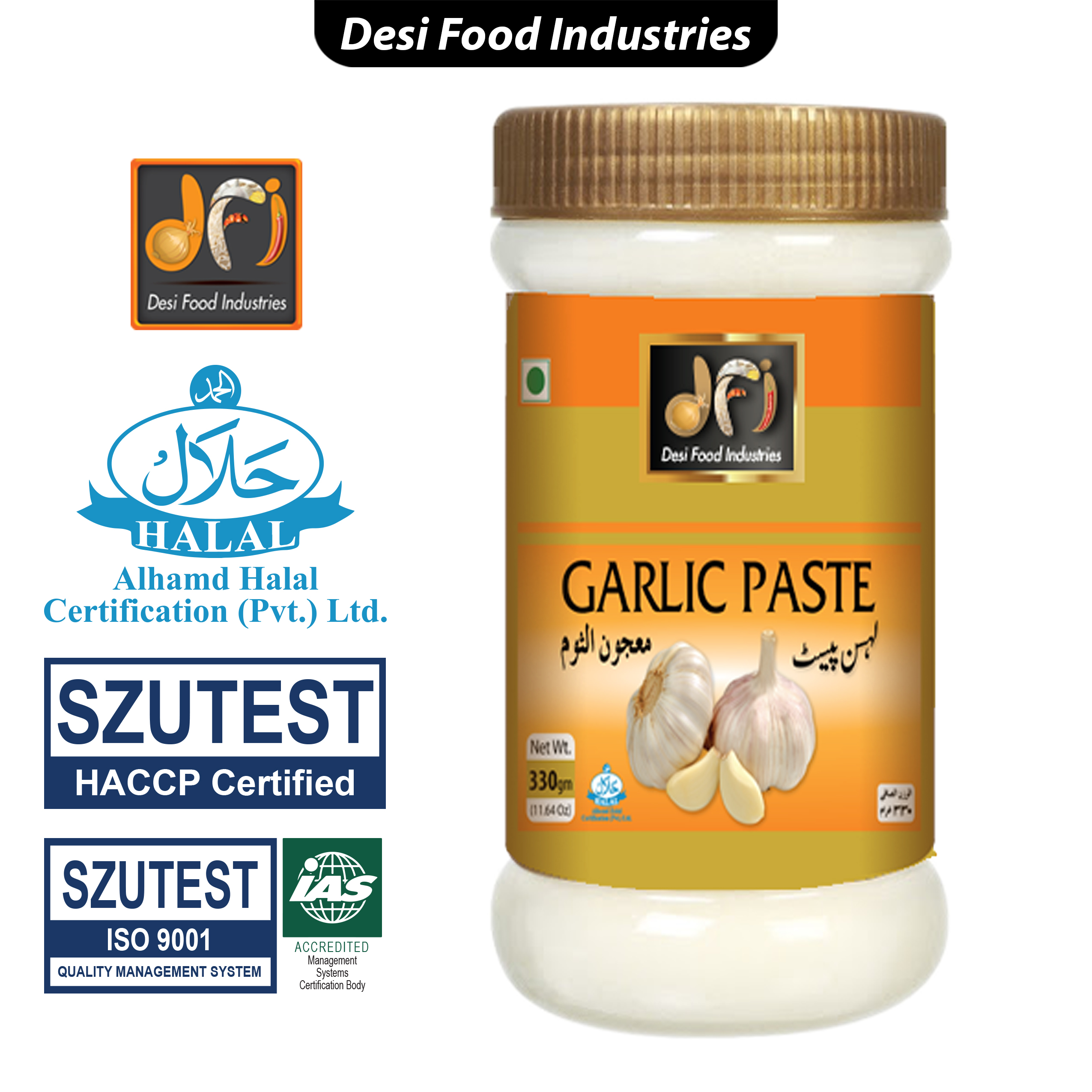 Desi Garlic Paste 330 Gram