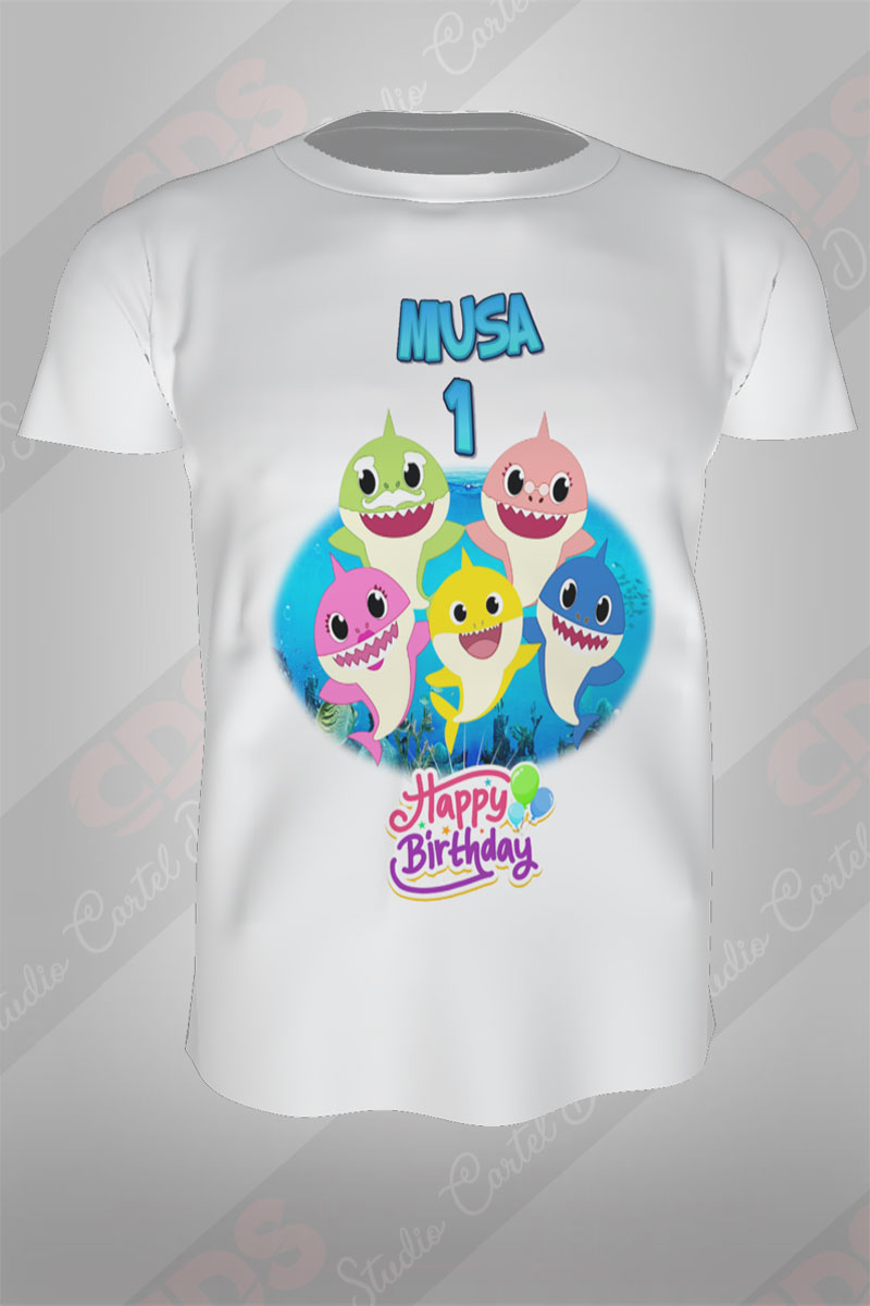 baby shark t shirt design