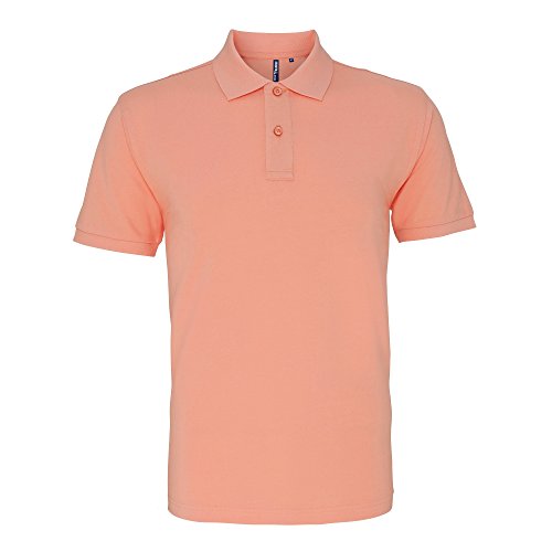 peach color polo shirt
