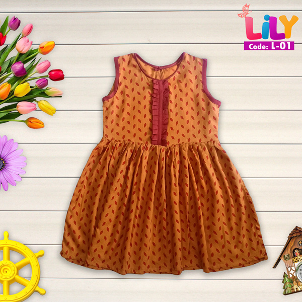 baby lawn frock style