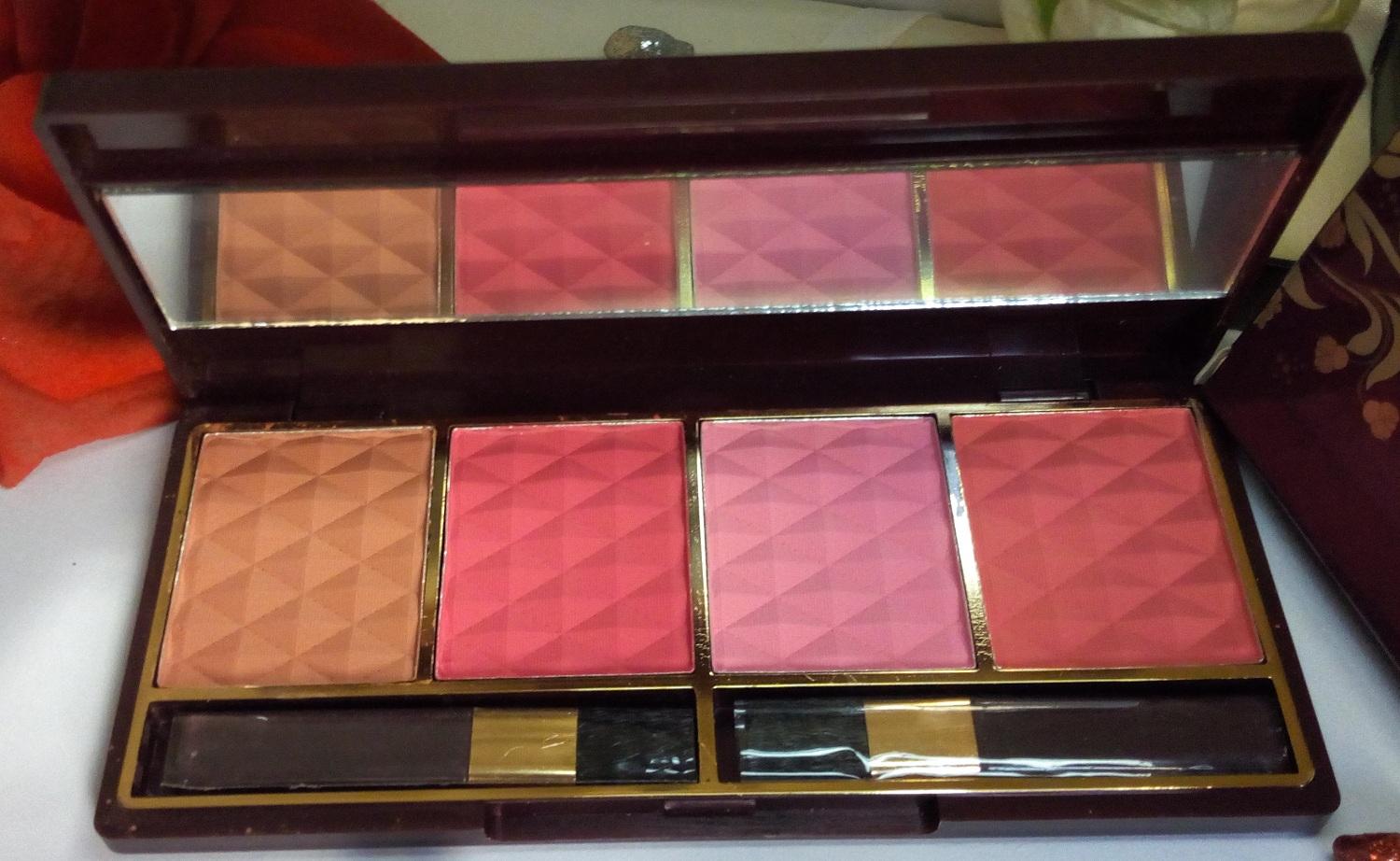 Premium Bridal 4-Color Blush Palette Set - High Pigmentation, New Elegant Makeup