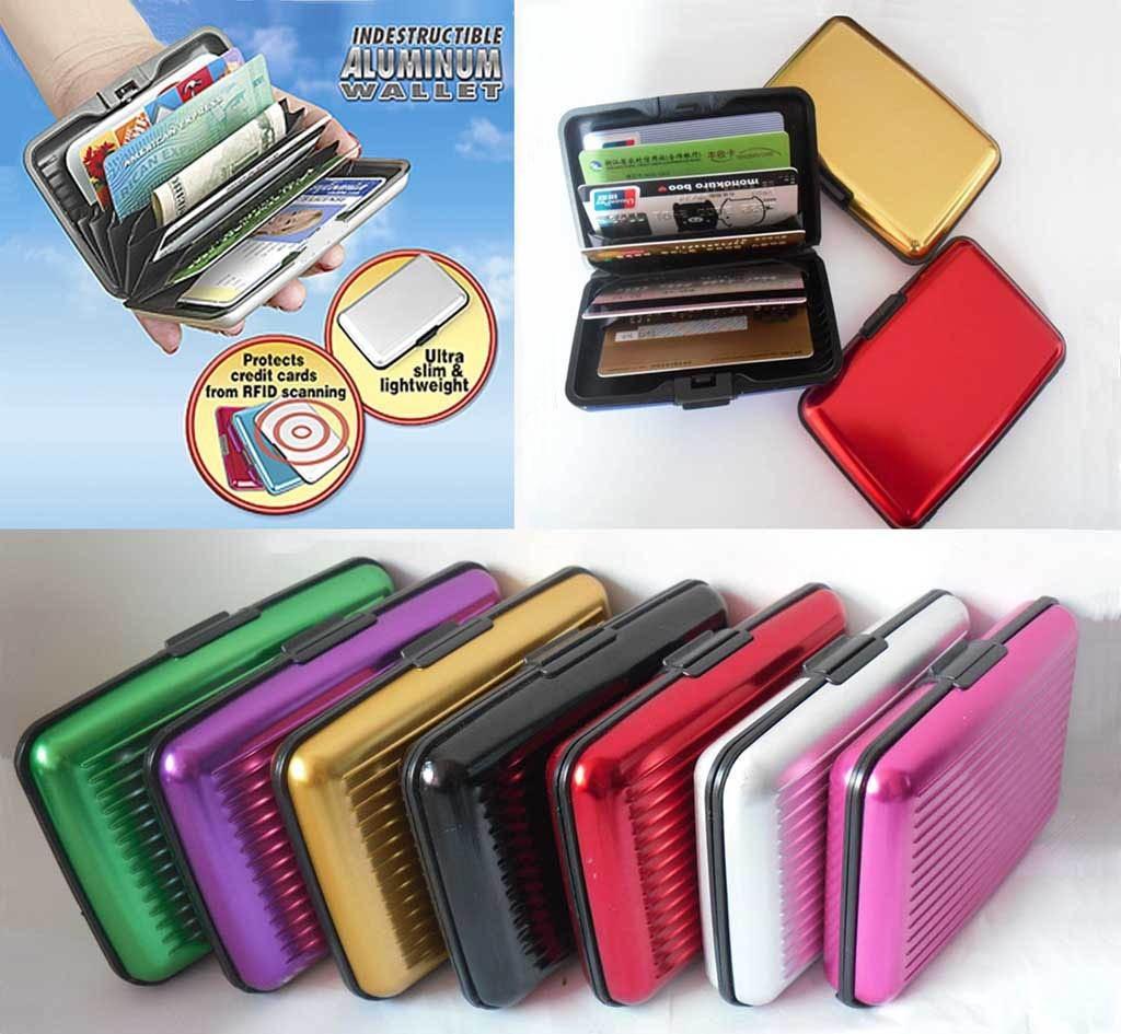 Ultra Slim Aluma Wallet Card Holder For Men & WOmen (Ayesha Gul Collection)
