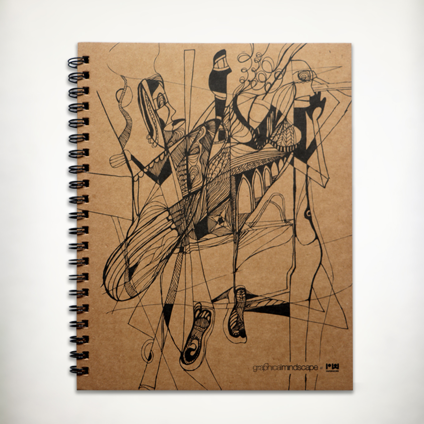 Spiral Notebook A4 - Awam - By Paperwork