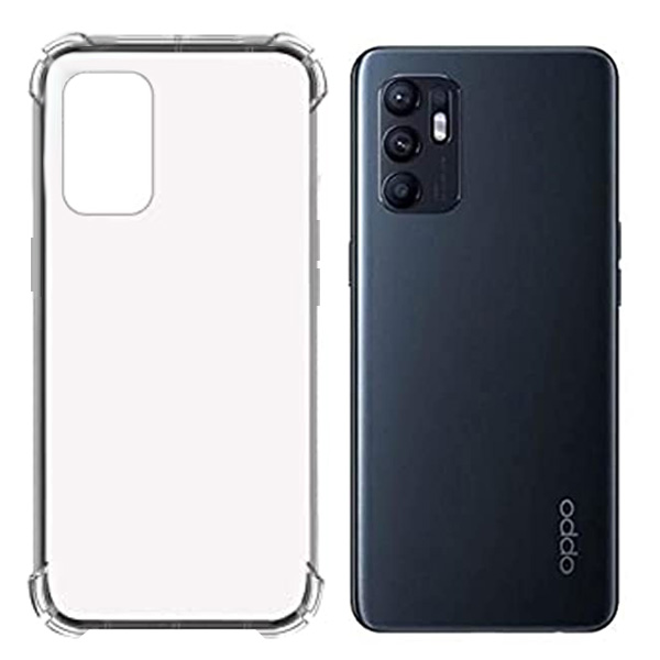 oppo reno 6 transparent back cover