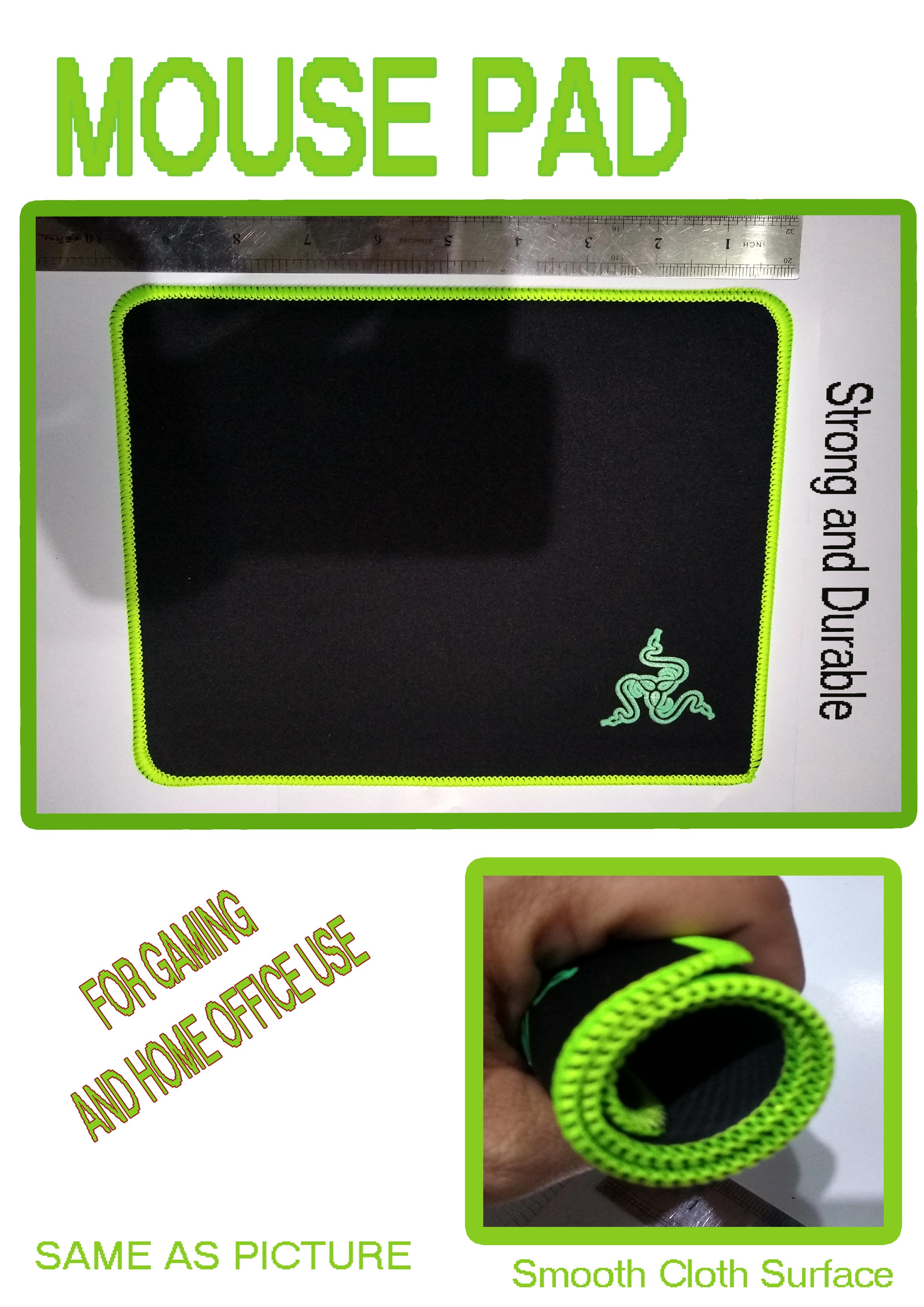 Gaming Mouse Pad for Gaming and Normal Use Smooth Surface Computer Desk Pad