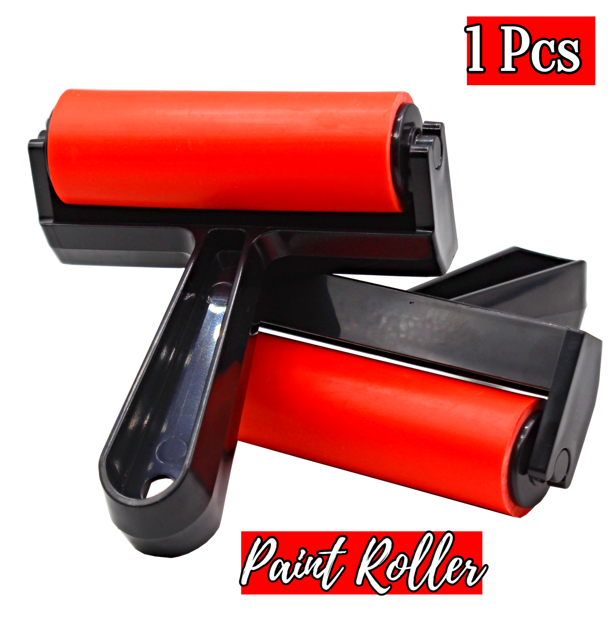 BANLTRE Rubber Brayer Roller for Printmaking, Ideal for Anti Skid Tape Construction Tools, Print,Craft Stamping Brayers for Wallpapers and Scrapbooks